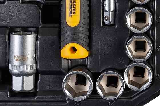 Набір ключів і насадок торцевих MASTERTOOL CRV 3/8" 39 шт 78-3039 Рівне