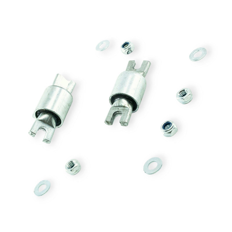 Сайлентблок амортизатор ГАЗ 2410, 3110 переднього (стандарт d28) з гайками та шайбами (к-кт 2 шт) Мукачево - фото 3