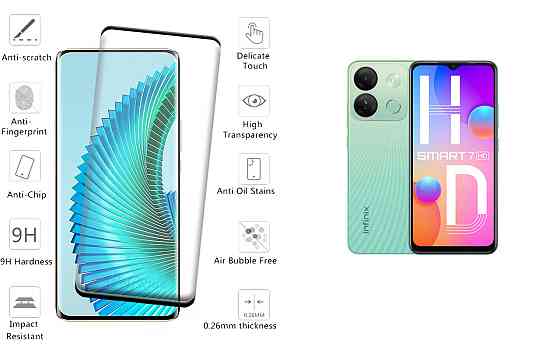 Захисне скло HyperGlass Pro для Infinix Smart 7, Smart 7 HD, Smart 7 Plus – максимальна чутливість та захист Київ