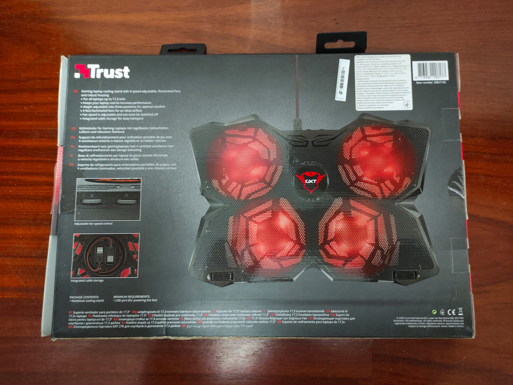Геймерська підставка для ноутбука охолоджувальна підставка trust GXT 278 Харків - фото 5