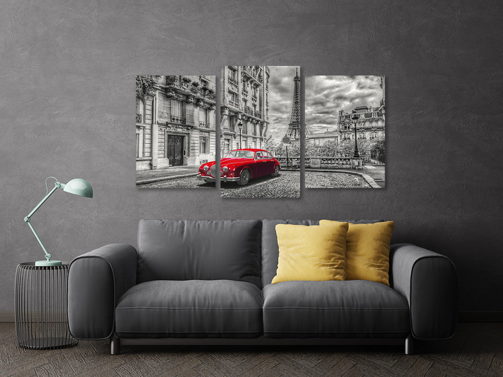 Модульна картина у вітальню/ спальню Париж    Art-549_3 100x150 см Київ - фото 3