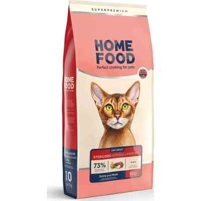 Сухий корм для кішок Home Food Grain-free hypoallergenic Suitable for exotic breeds з качкою та грушею 1.6 кг (4820235020231) Вінниця