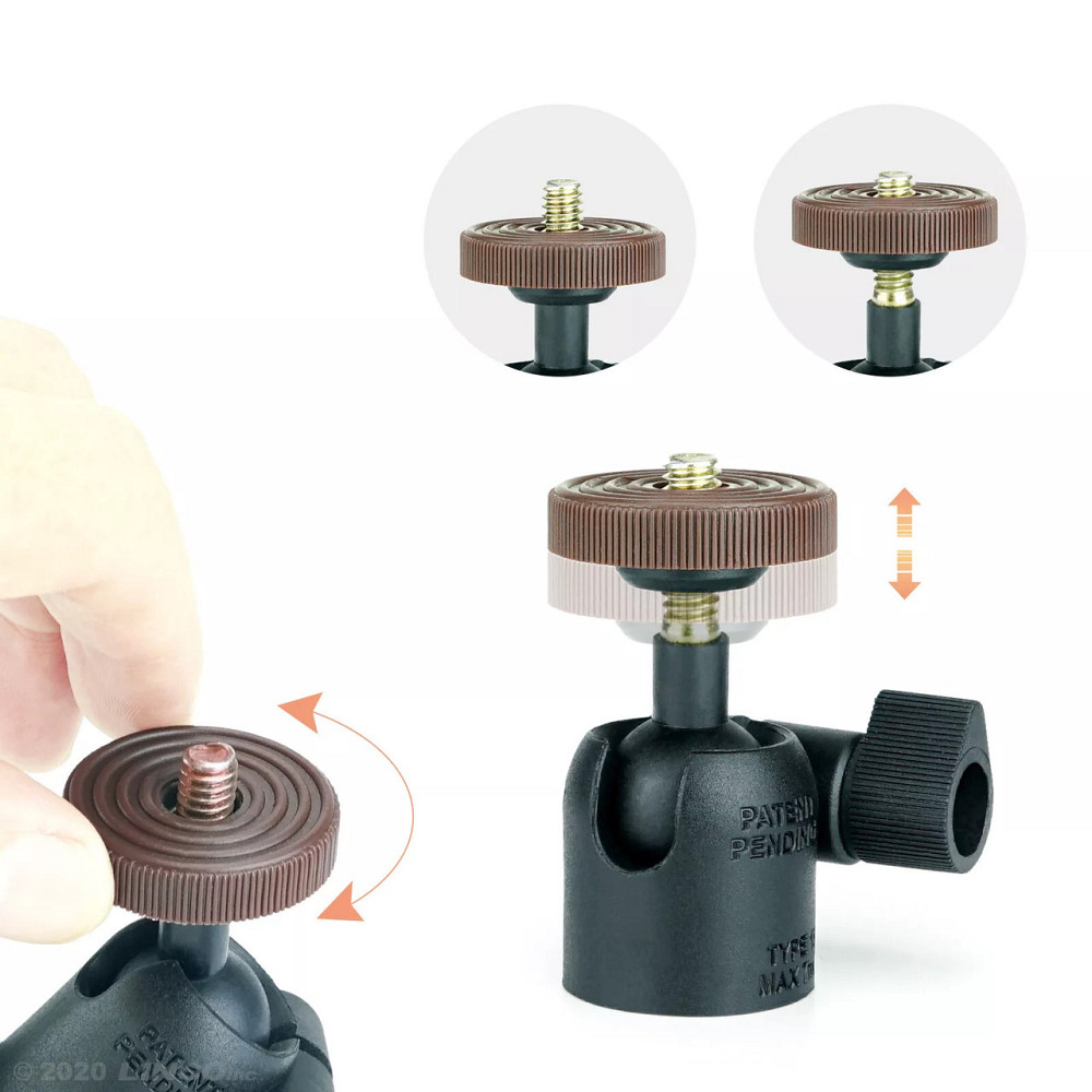 Кульова головка 360° на штатив для телефону камери Linco A020 Київ - фото 4