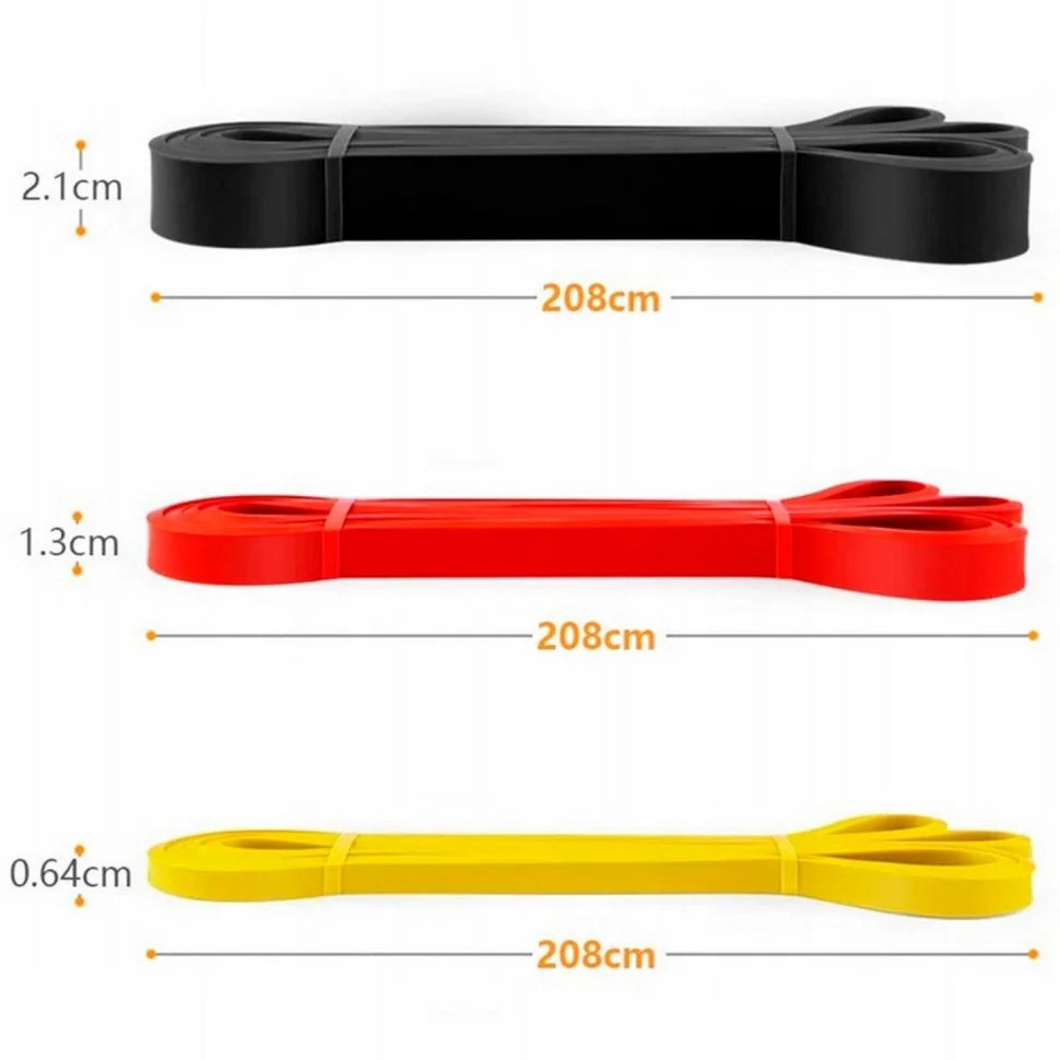 Гумові петлі для тренувань "Pro Loop Bands" NE-SET-451 3шт Вінниця - фото 3