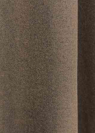 Премиум шторная ткань blackout 100%, двусторонняя, коллекция «ASHEN NIGHT» цвет коричневый 1854ш Киев