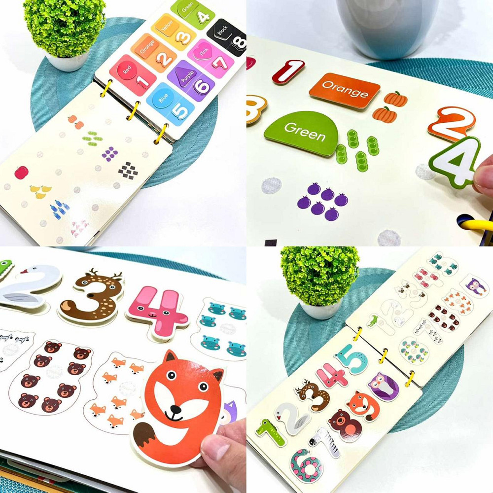 Логічна бізі-книга на липучках для малюків 30 сторінок із завданнями (C 65416) Чернигов - изображение 5