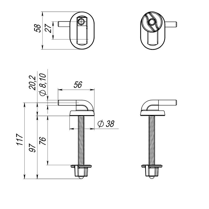 Кріплення до сидіння SoloPlast СУ-6. 10.ЗП Тернопіль - фото 3