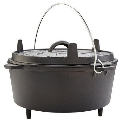 Котел туристический Groenberg Askja Pot 33 cm / 10 L Black (266018) (DAS303245) Винница - изображение 8