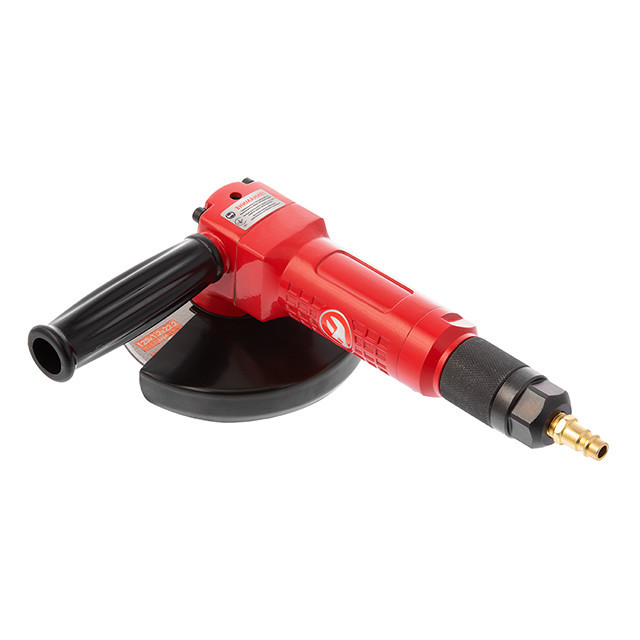 Шліфмашина кутова пневматична, 125 мм, до 6 атм, 11000 об/хв, 140 л/хв INTERTOOL PT-1202 Київ - фото 2
