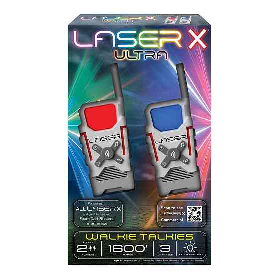 Набір іграшкових рацій - Laser X Ultra для двох гравців Дніпро