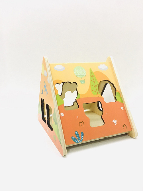 Куб логічний сортер вкладиш 8 елементів Вид 2 (C 61720) Чернігів - фото 4