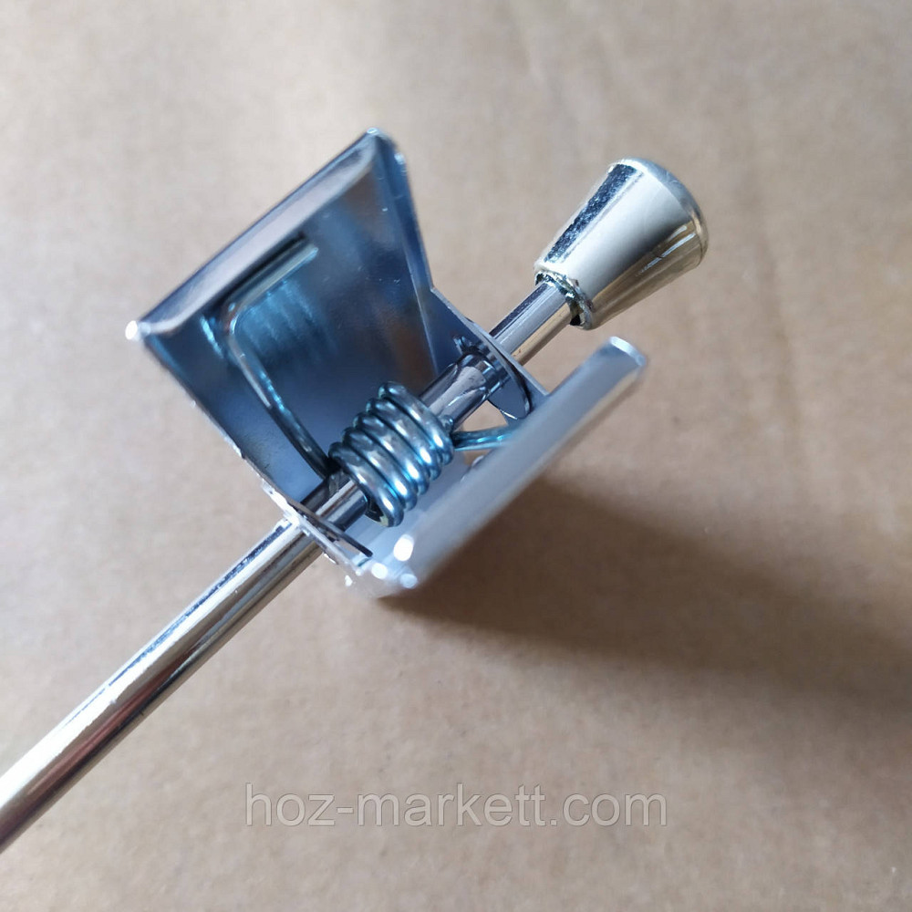 Вішалки плічка, тремпель білий брючний 35 см металевий з хромованим гачком з декором дерево Харків - фото 7