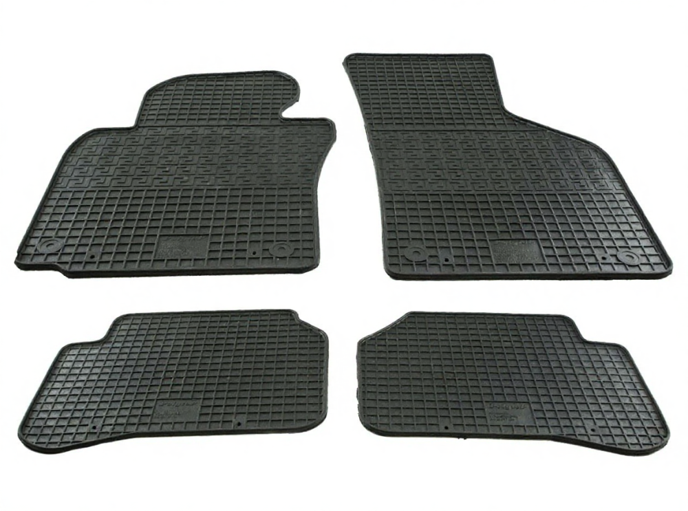 Гумові килимки VW Passat B6 (05-10), B7 (11-14), CC (08-16), Tiguan (07-16), комплект 4 шт, Polytep (євроклітинка) Чортків - фото 2