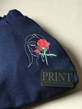 Чоловіча/Жіноча толстовка з капюшоном з АРТ- портретом Чернівці