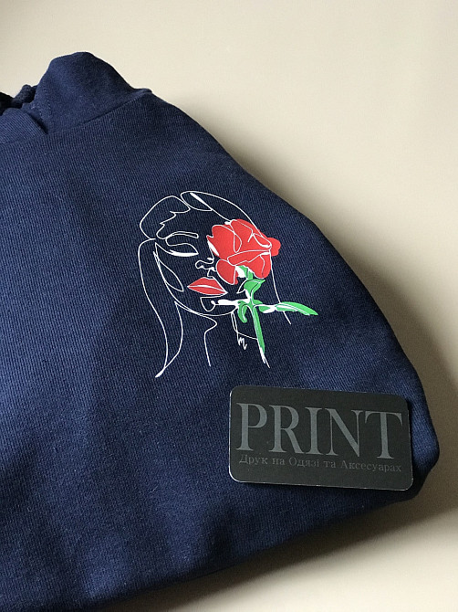 Чоловіча/Жіноча толстовка з капюшоном з АРТ- портретом Чернівці - фото 2