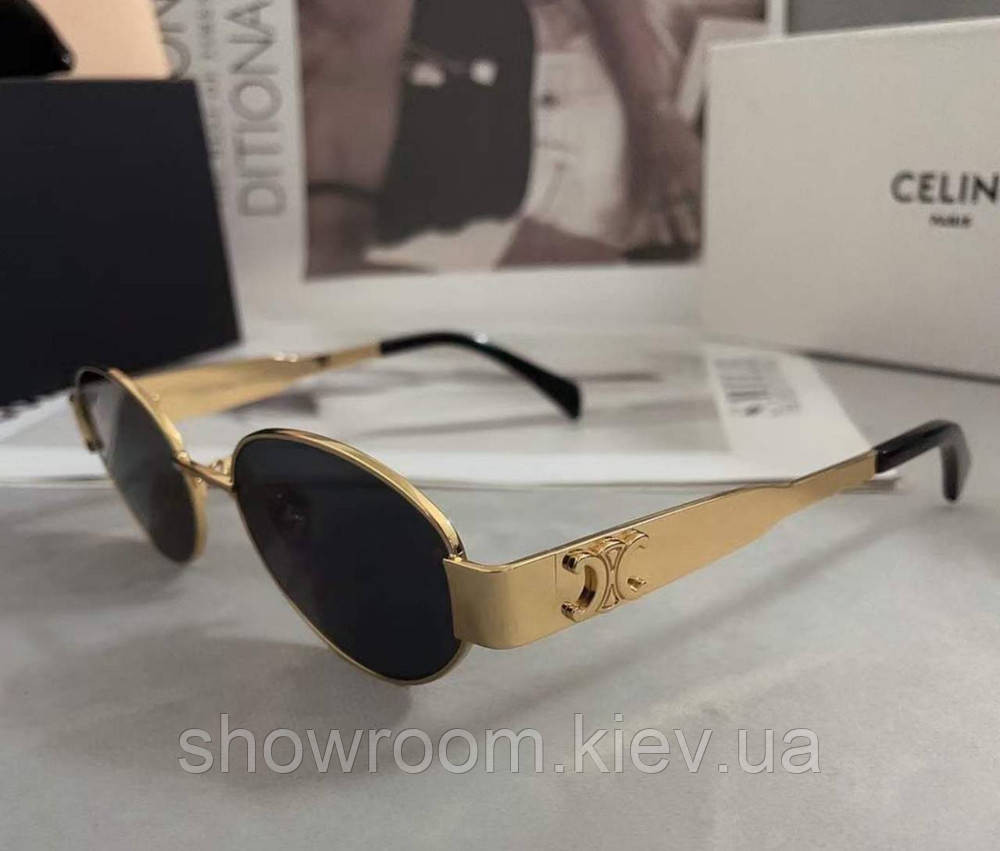 Жіночі сонцезахисні окуляри Cl 4s235 gold LUX Київ - фото 5