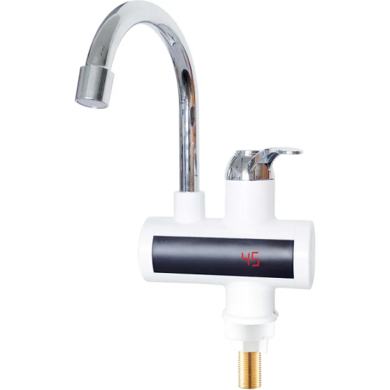 Проточний електричний водонагрівач Zerix ELW21-E з індикатором температури ZX3264 Харків