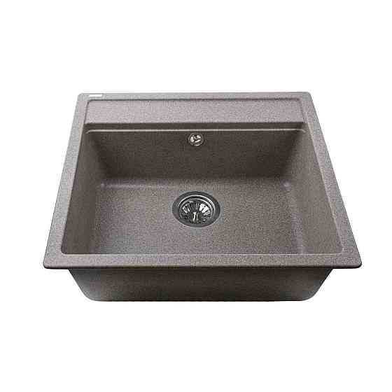 Гранитная мойка Globus Lux VOLTA мокко 570х510мм (000023501) Киев