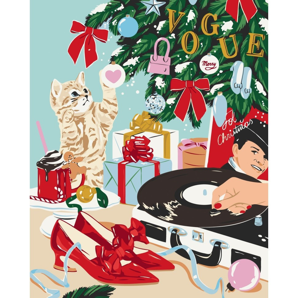 Картина за номерами "Новорічний вайб" 12034-AC 40х50 см Вінниця - фото 1