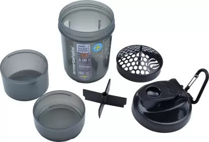 Шейкер спортивний для води та спортивного харчування SmartShake Original2GO 600ml Dark Gray Київ - фото 5