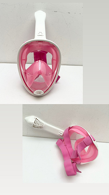 Дитяча маска для снорклінгу з диханням через ніс 24231 Луцк - изображение 1