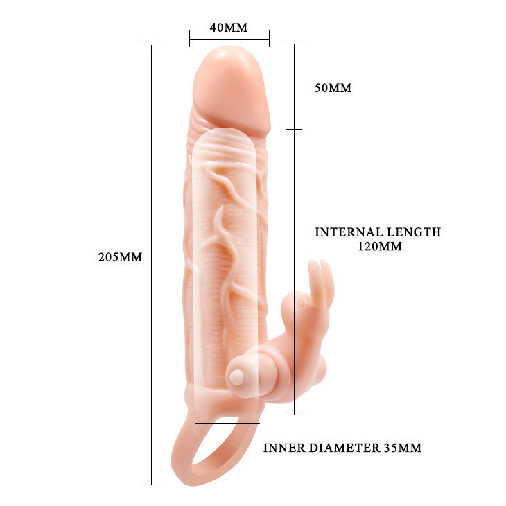 Насадка на пенис BAILE BRAVE MAN 10 Vibraton Sex Aura Киев - изображение 5