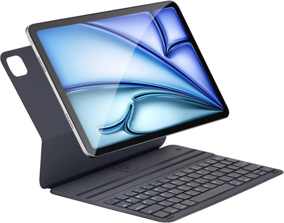 Чохол-клавіатура для iPad Pro 12.9" (3-6 пок) та iPad Air 13" (2024) Magnetic Bluetooth Folio, Сірий Space Grey Київ
