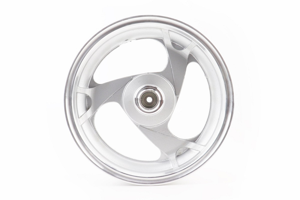 Диск передній литий MT3,50x12 d12mm (диск гальм. 3 болта) "3 промені" сірий Киев - изображение 3