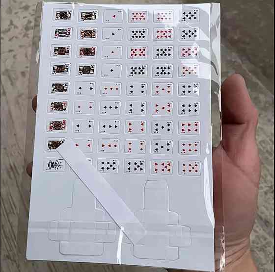 Мініатюрні гральні карти – набір 54 шт Київ