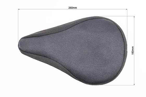 Чохол на сидіння, з гелевою вставкою, чорний HD-004 Київ