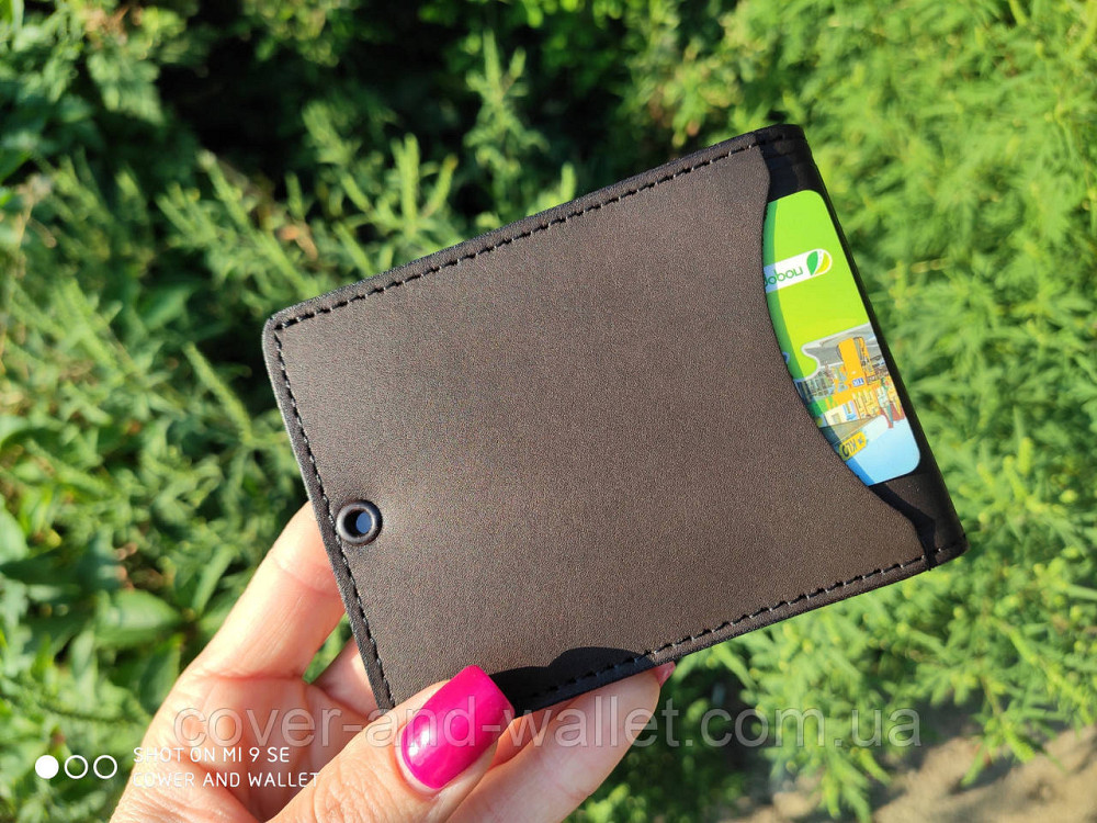 Кожаная обложка с карманом "Національна Гвардія Україна" Київ - фото 6