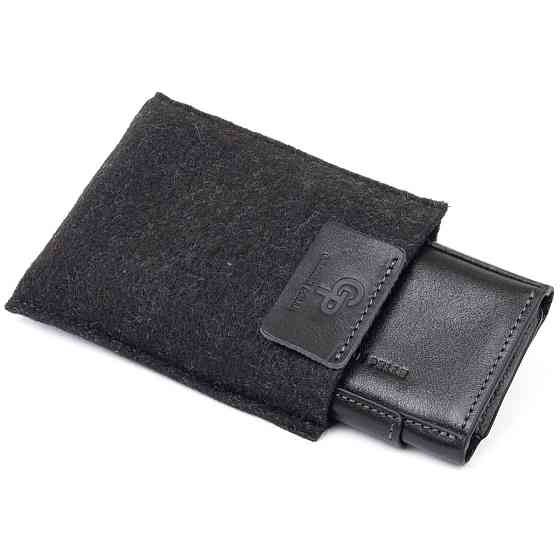 Візитниця для карток глянцева з натуральної шкіри GRANDE PELLE 11293 Чорна Київ