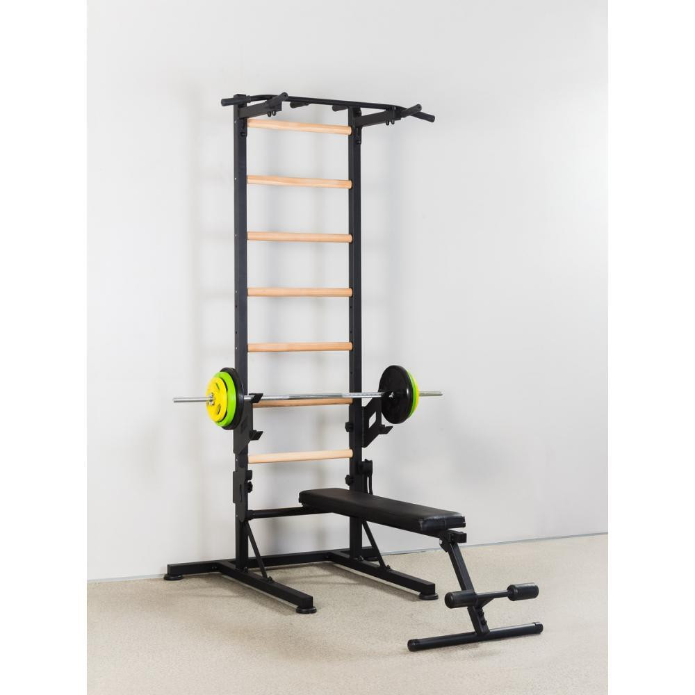 Шведська стінка пересувна UniversalWoodBlack універсальна поперечина з екологічно чистої липи або ясеня Кам'янське - фото 9