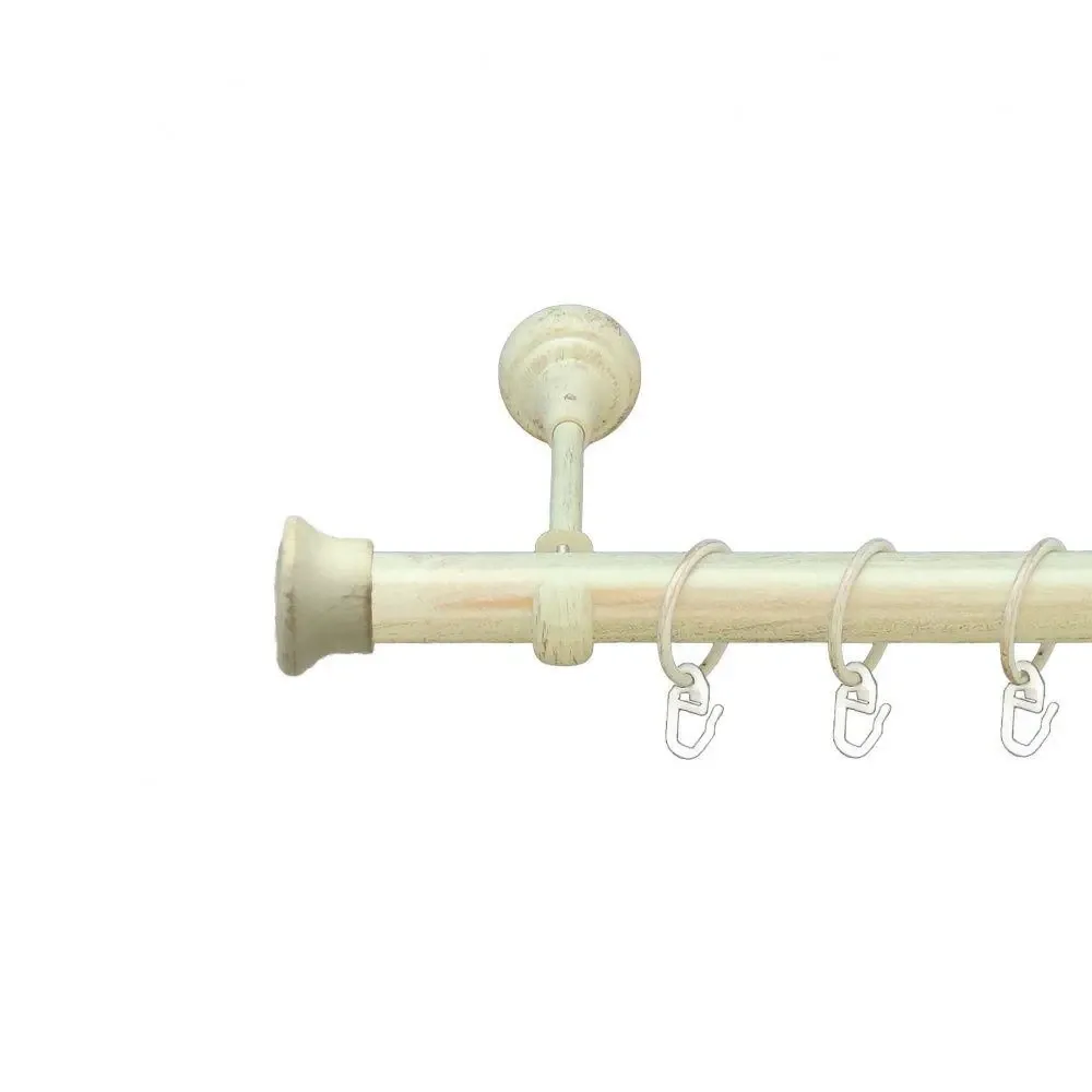 Карниз Orvit Дуо металевий однорядний відкритий Біле Золото 25 мм 240 см (6951075) Львів - фото 1