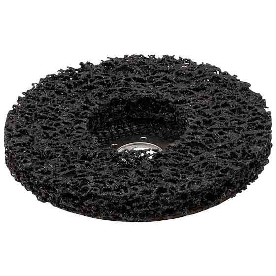 Sigma Круг зачистной из нетканого абразива (коралл) Т27 Ø125×22.23мм черный мягкий SIGMA (91767 Киев