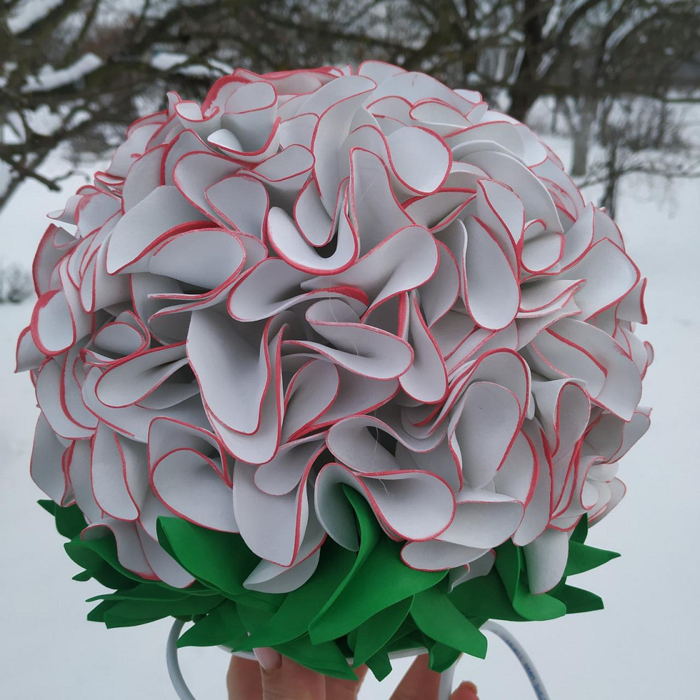 Світильник-нічник "Гортензія біло-рожева" Дніпро - фото 8