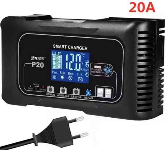 НАЯВНІСТЬ! 20A зарядка для Lifepo4, AGM, GEL, LITHIUM, HTRC P20. Харків