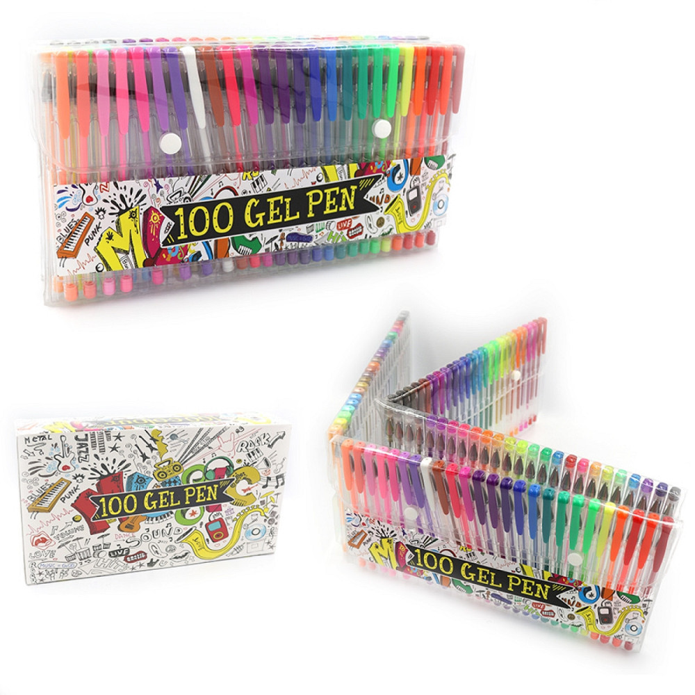 Набір гельових ручок "Josef Otten" 100 шт. ZXB-040301-A100, шт Київ - фото 1