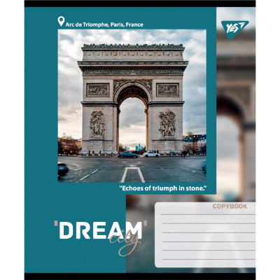 Зошит Yes Dream City А5 24 аркушів клітинка (767699) Вінниця - фото 5