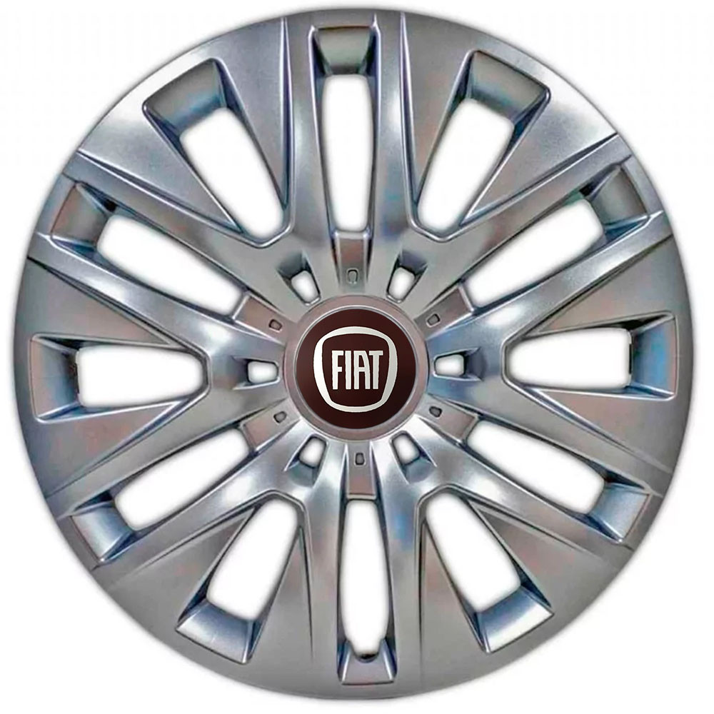 Автомобильные модельные колпаки R16 Fiat 429 4шт, SJS, серебряные Киев - изображение 1