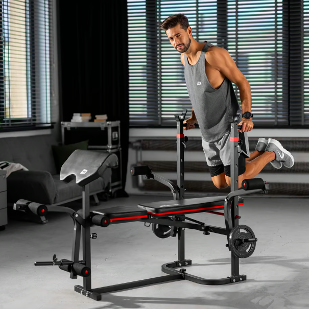 Лава універсальна для м'язів HS-1065HB Тренувальна лава та стійки, Професійна лава для жиму штанги Київ - фото 10