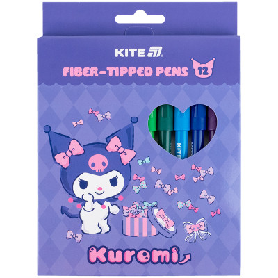 Фломастеры Kite Kuromi 12 цветов (HK25-447-2) Винница - изображение 1