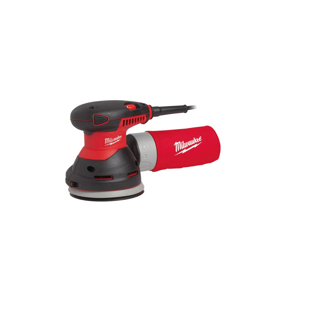 Шліфмашина ексцентрикова MILWAUKEE, ROS 125 E, 300Вт, 125мм (+шліфпапір, пилозбірник, кабель, сумка для Одеса - фото 9