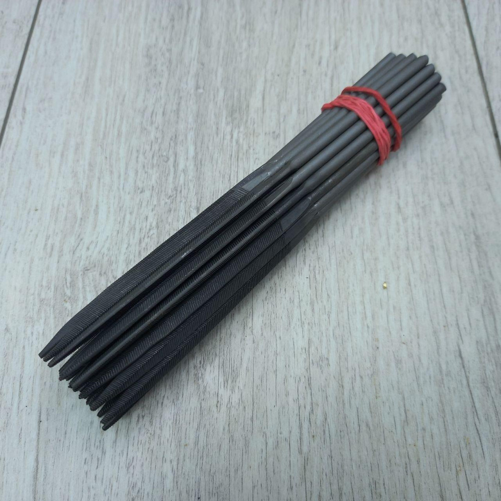 Надфіль ромбоподібний стандартний для обробки металу, пластику та дерева, ручний інструмент. Харків - фото 3