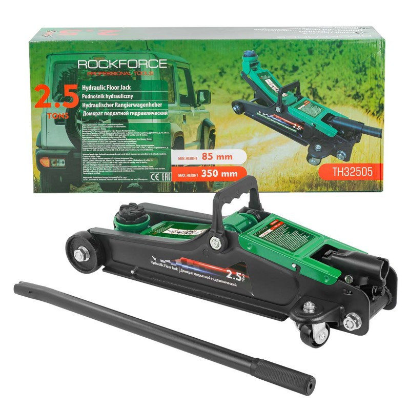 Домкрат 2.5т (85-350мм) підкатний гідравлічний Rockforce RF-TH32505 Одеса - фото 1