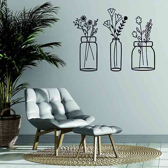 Декоративне настінне Панно «Квіти» Декор на стіну Київ