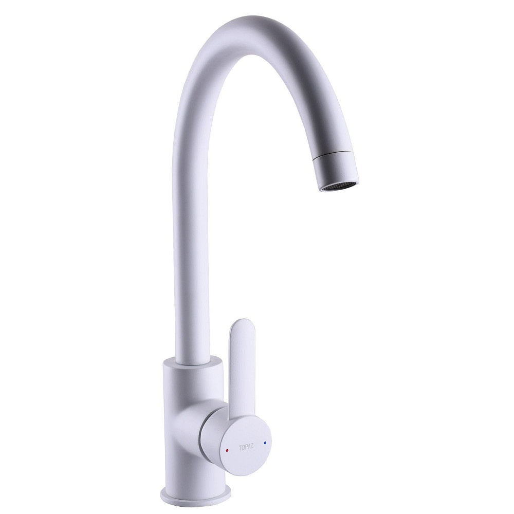 Змішувач для кухні TOPAZ CORSICA TC 8809-H48-W-S Тернопіль - фото 3