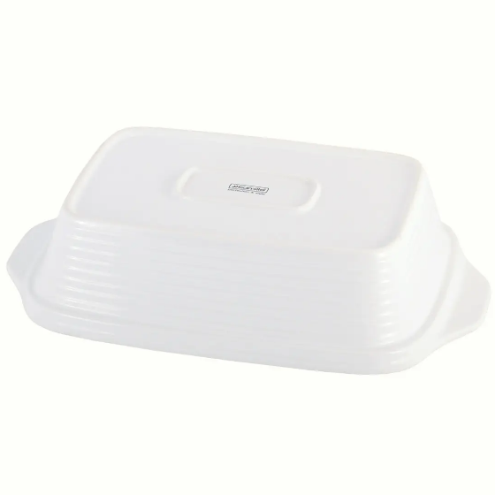 Марміт прямокутний 2,4л 33см кераміка скляна кришка + метал.підставка 6403 KAMILLE Житомир - изображение 9