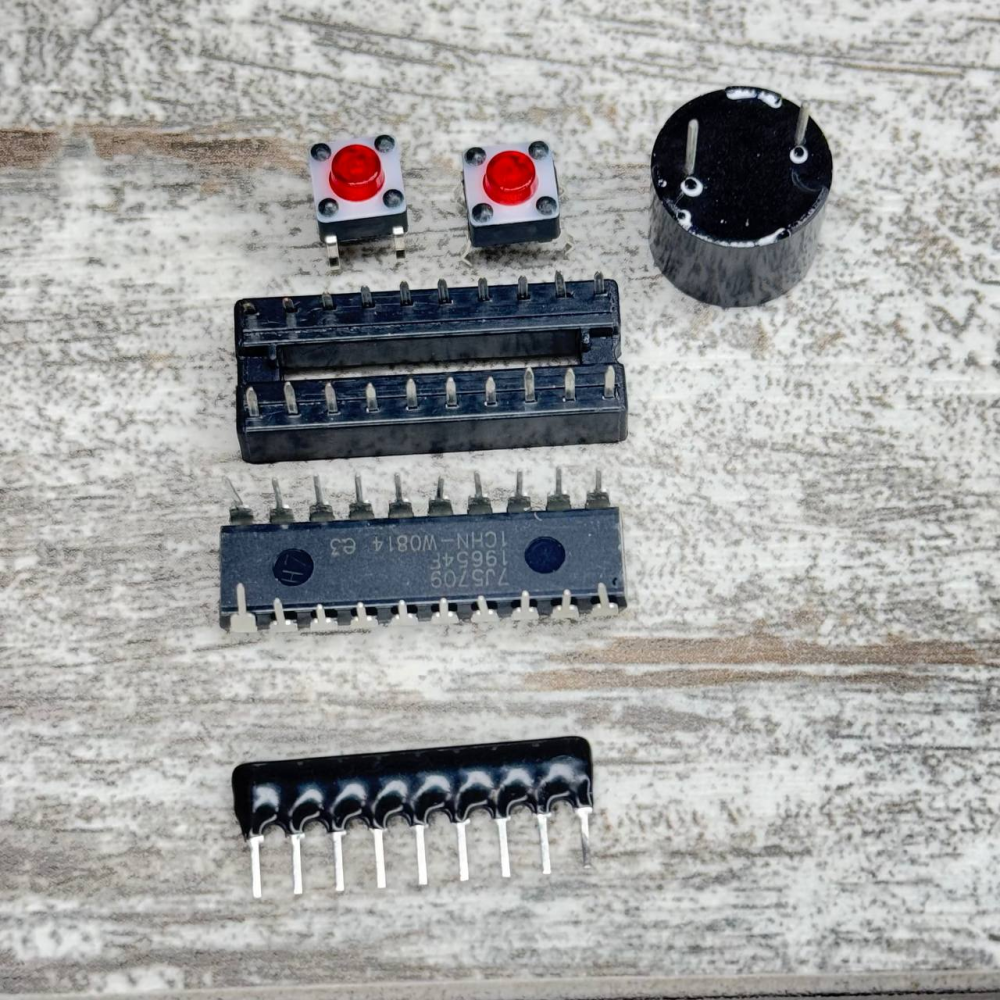 Конструктор электронные часы AT89C2051 4 разряда СОБЕРИ САМ DIY комплект Киев - изображение 4