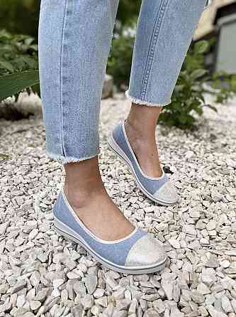 NEW ROSE Сліпони жіночі NEW ROSE C21B блакитні (літо, тканина) (1362) 37-42 Коломыя